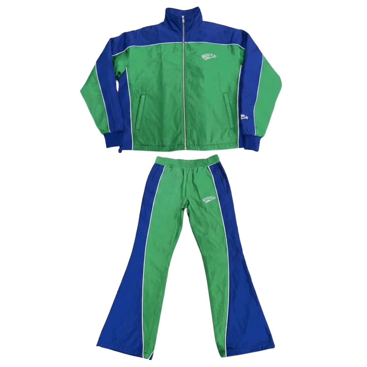 GREEN/ROYAL TRACKSUIT