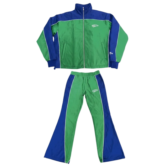 GREEN/ROYAL TRACKSUIT