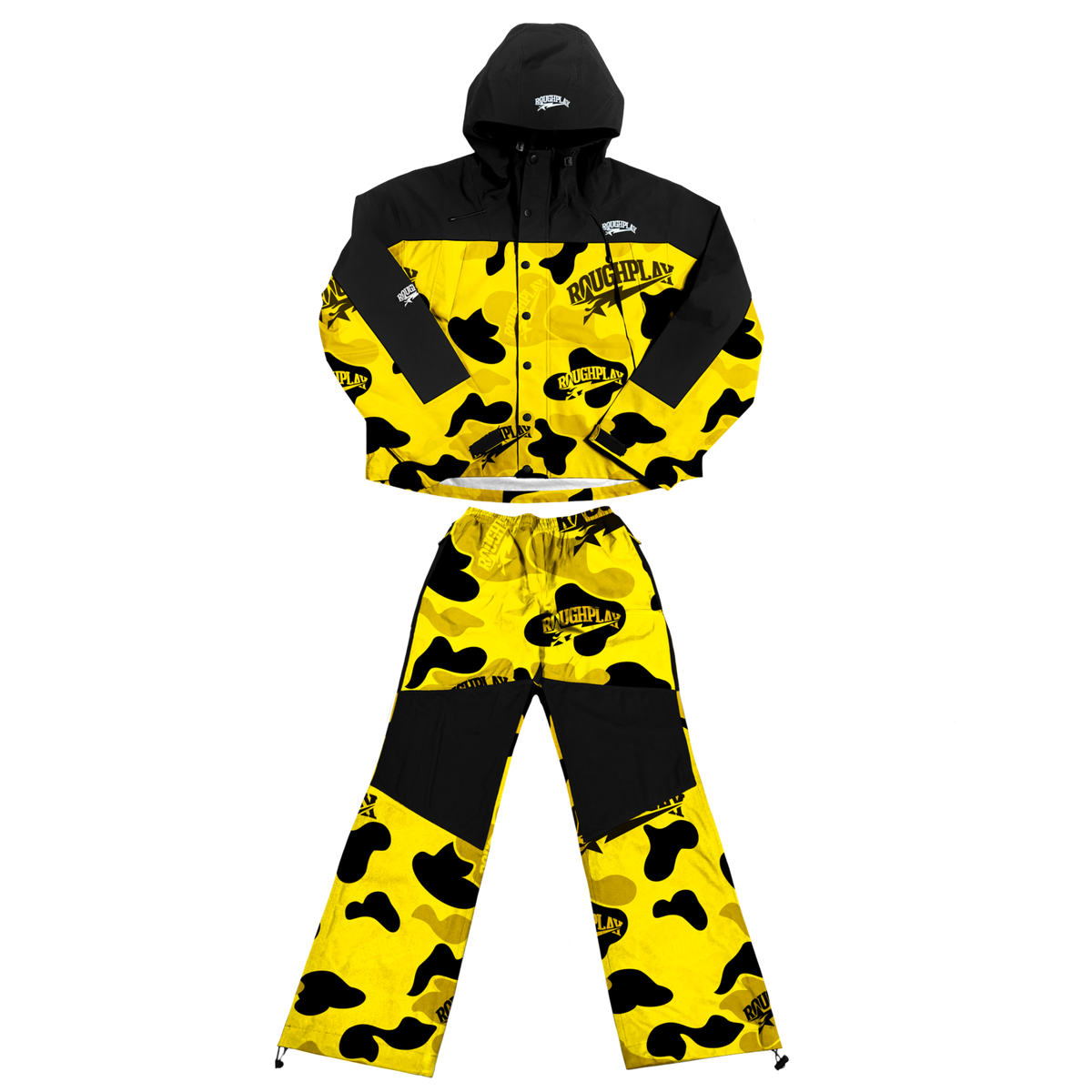 YELLOW CAMO WATER RESISTANCE TRACKSUIT