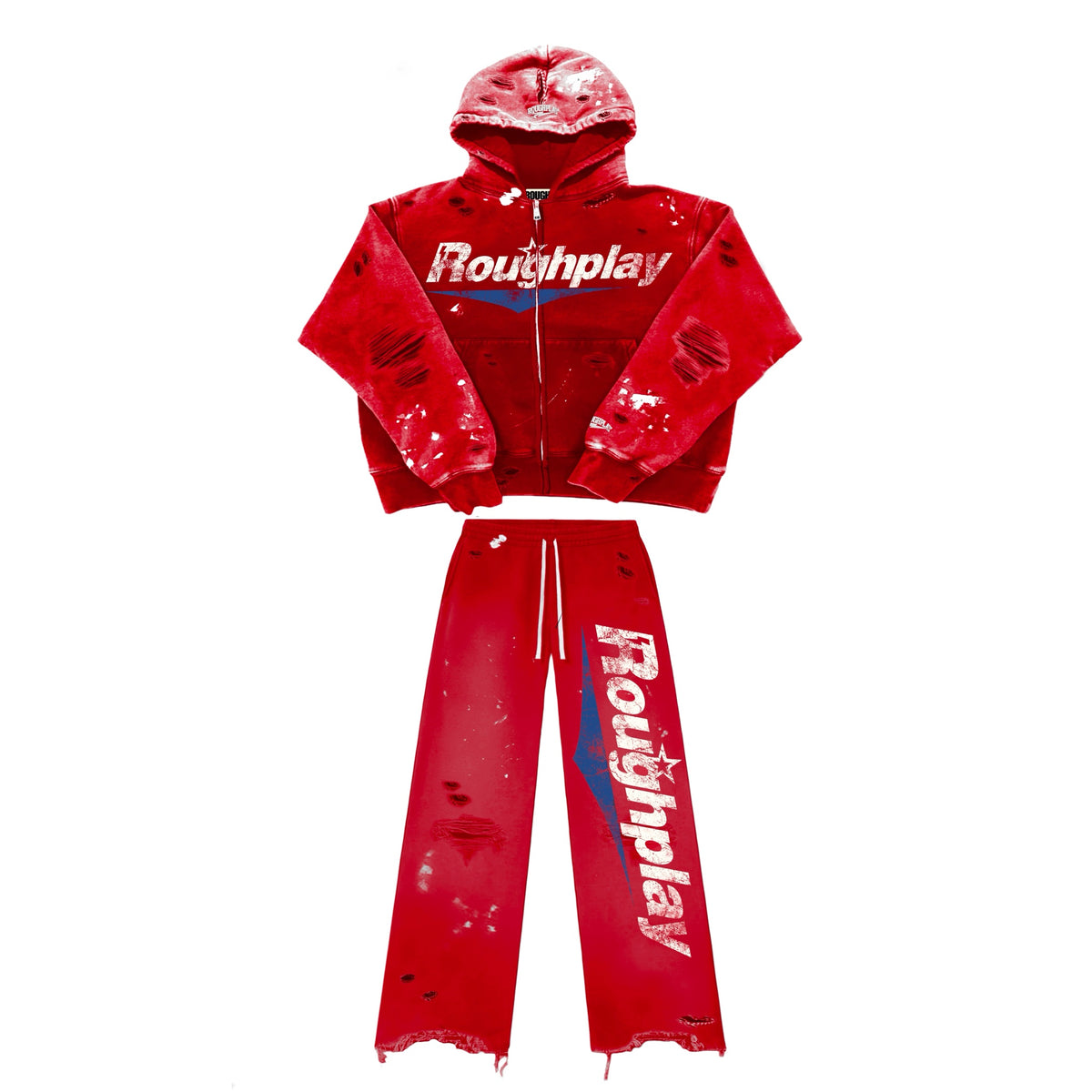RED/ROYAL SWEATSUIT