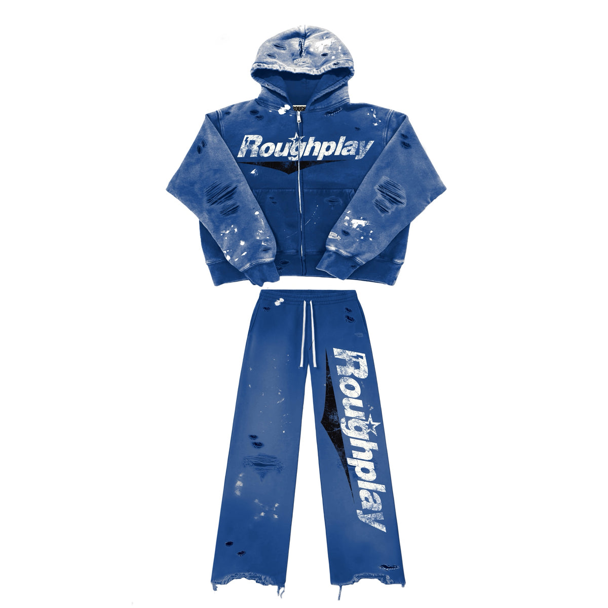 ROYAL/BLACK SWEATSUIT