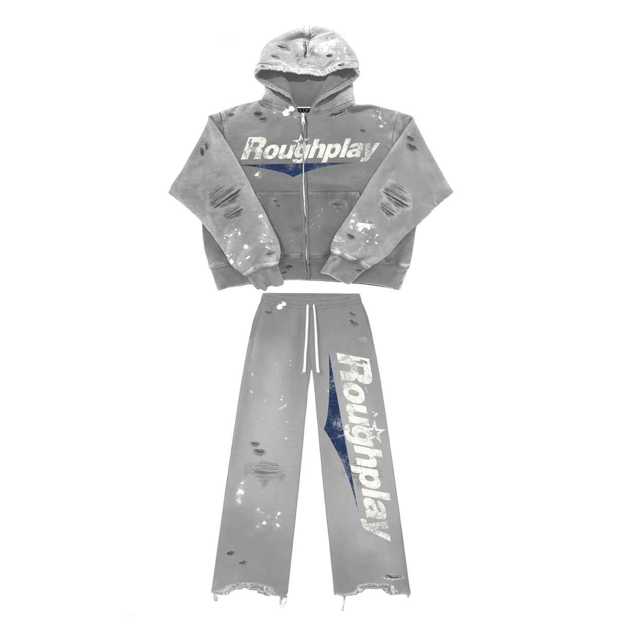 GREY/NAVY SWEATSUIT