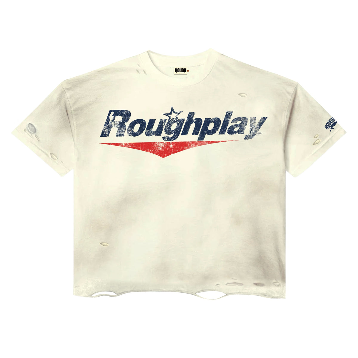 NAVY/RED T-SHIRT
