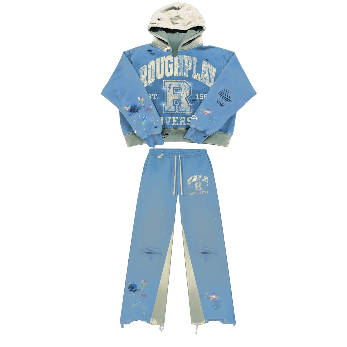 BLUE TWO TONE SET
