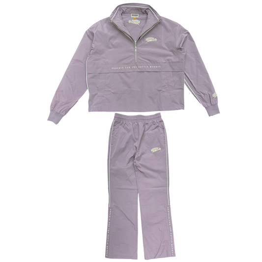 LAVENDER QUATER ZIP TRACKSUIT