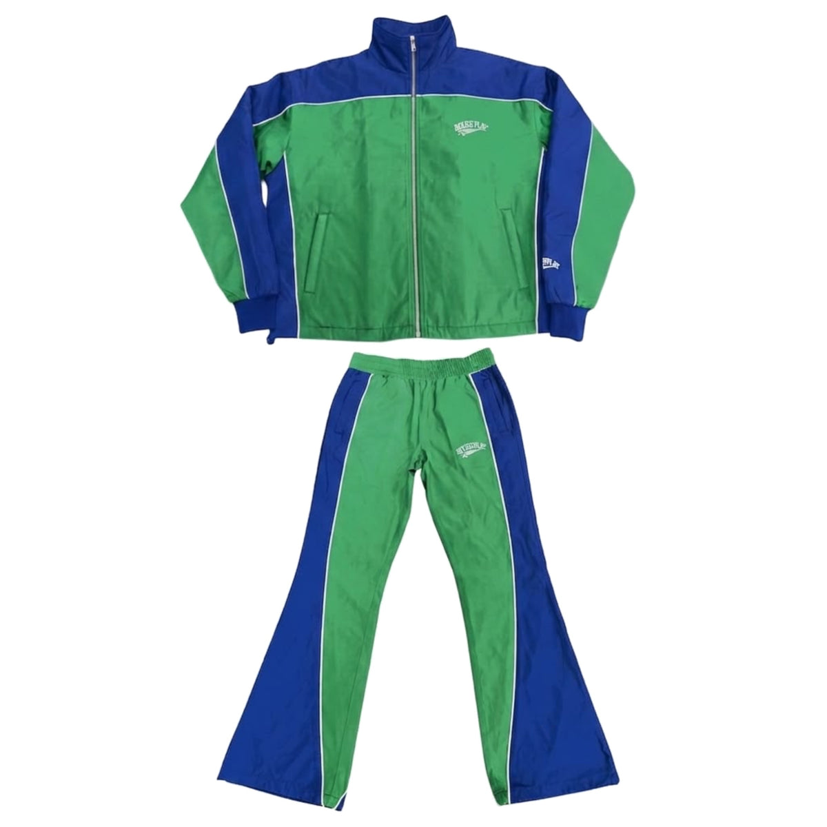 GREEN/ROYAL TRACKSUIT